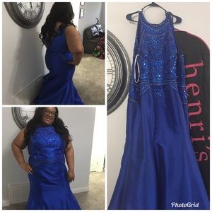 Plus size prom dress